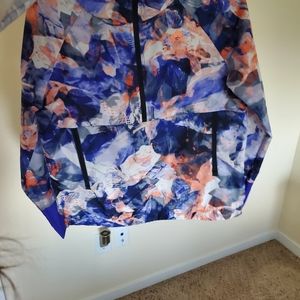 Addidas half zip wind breaker